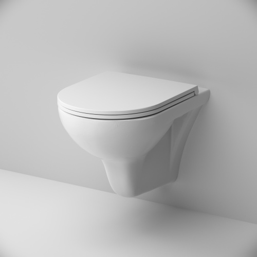 Унитаз подвесной FlashClean с сиденьем микролифт AM.PM Gem C901700SC