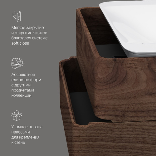 Тумба под раковину подвесная AM.PM Sensation M30FHX0802NF фото 7
