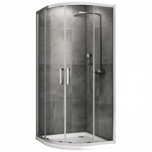 Душевой уголок 80х80 ABBER Schwarzer Diamant AG01080