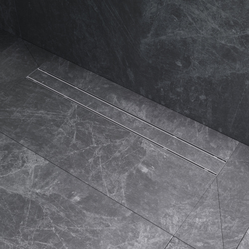 Трап для душа линейный, универсальный затвор Tile, 80 см AM.PM PrimeFlow W02SC-U11-080-04SB фото 8