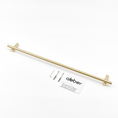 Полотенцедержатель ABBER Osten 316 AA1857BG брашированное золото фото 6