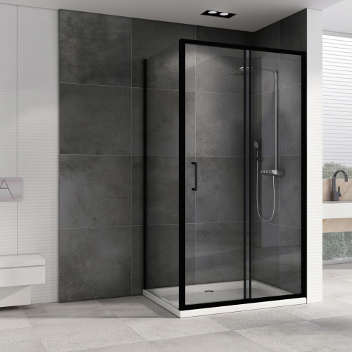 Душевой уголок 120х100 ABBER Schwarzer Diamant AG30120B5-S100B5 фото 3