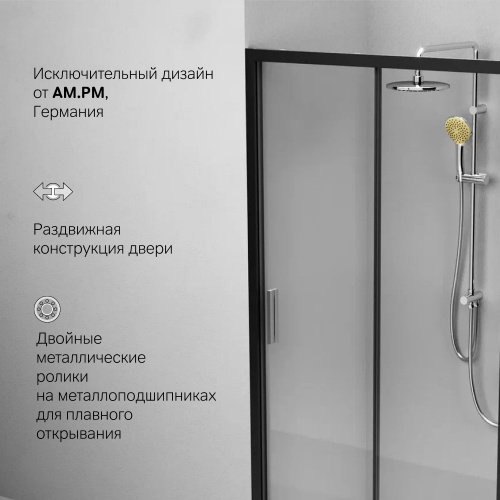 Дверь душевая в нишу AM.PM Gem W90G-110-1-195BT фото 8