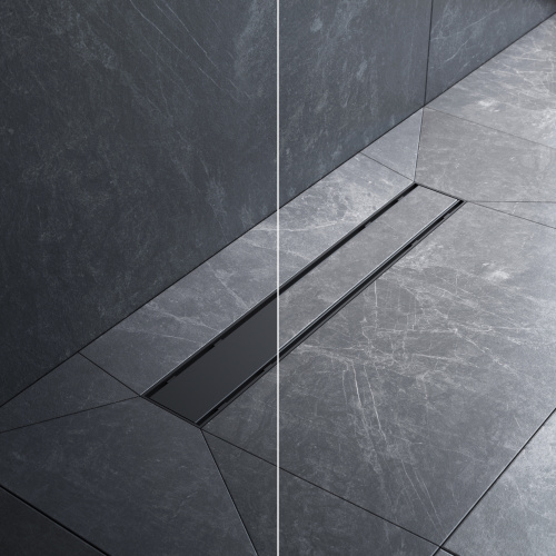 Трап для душа линейный, универсальный затвор Tile, 50 см AM.PM PrimeFlow W02SC-U11-050-04BM