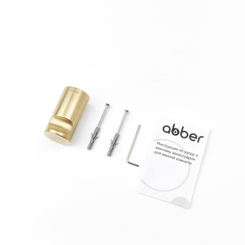Крючок ABBER Osten 316 AA1849BG брашированное золото фото 2
