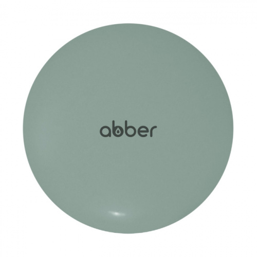 Накладка на слив для раковины ABBER AC0014MCG светло-зеленая матовая, керамика