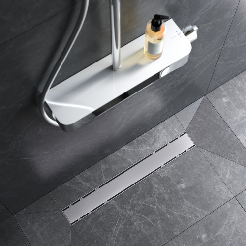 Трап для душа линейный, универсальный затвор Tile, 60 см AM.PM PrimeFlow W02SC-U11-060-04SB фото 7