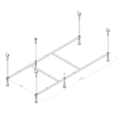 Каркас для ванны AM.PM Func W84A-160-070W-R фото 3