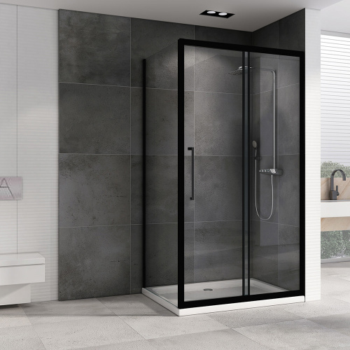 Душевой уголок 160х100 ABBER Schwarzer Diamant AG30160BH-S100B фото 3